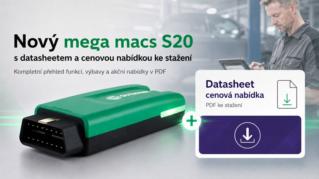 mega macs S20, datasheet ke stažen&iacute;